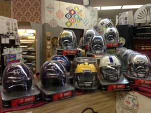 I now stock mini helmets in my Arlington store.
